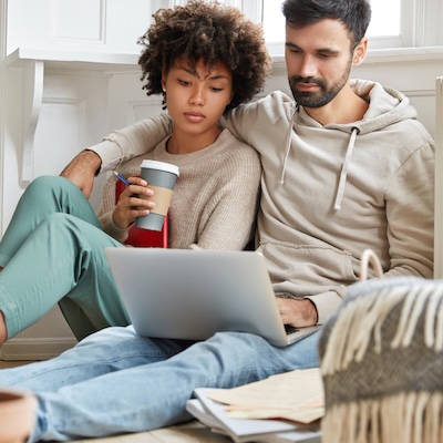 Sessão de terapia de casal online